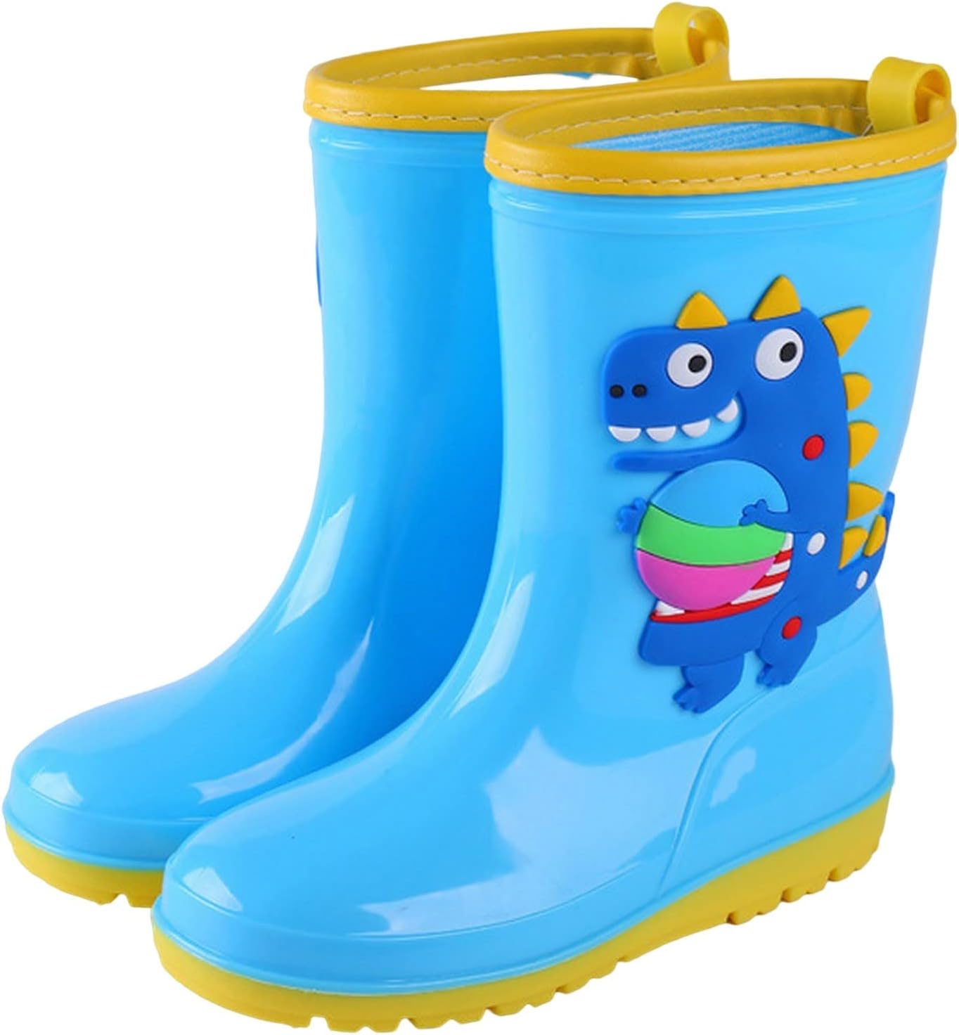 61AWfsH1yoL._AC_SL1500_.jpg Children's Rain Shoes Boys And Girls Water Shoes Baby Rain Boots Water Boots In Large And Small Children Toddlers Children Baby Size 5 Boots - Image 1