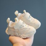 Girls Walking Boots Solid Color Mesh Breathable Non Slip Children's Casual Sports Shoes Size 8 Boys Trainers - Image 7