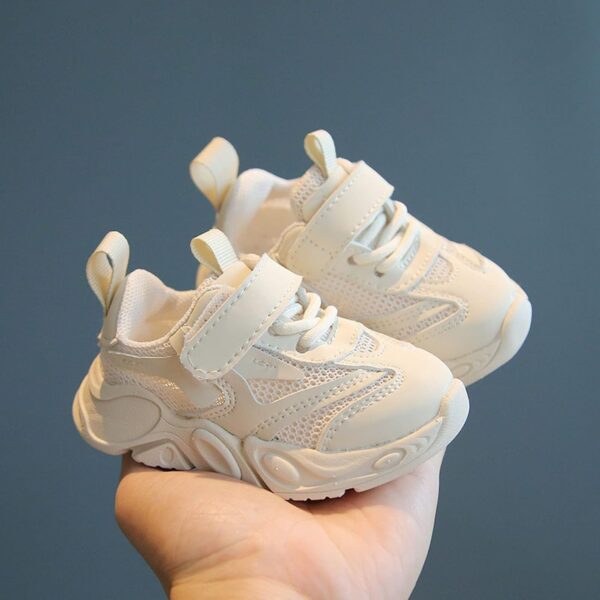 Girls Walking Boots Solid Color Mesh Breathable Non Slip Children's Casual Sports Shoes Size 8 Boys Trainers - Image 7