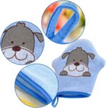 Baby Wash Mitt Soft Bath Mitt Gloves Washcloth Cute Animal Shower Bathing Mitt Loofah for Baby Toddler Kids - Image 3