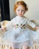 Tearfuty Baby Girl Clothes Dress Long Sleeve Mesh Tulle Dress - Image 6