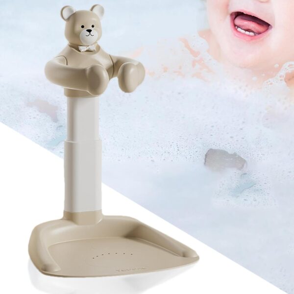 Baby Bath Stand, Baby Bath Support Anti-Slip Base Standing up, Portable Bath Helper Bathing Seat Chair Handle Sturdy for Bathroom Mother - Image 8