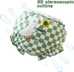 ACMEDE Baby Girl Ruffle Bloomer Briefs Panties Infants Toddlers Cute Animal Floral Underwear Baby Girls Frilly Knickers Undies Bloomers Cotton Ruffled Underpants Nappy Cover Pants 4 Pack - Image 3