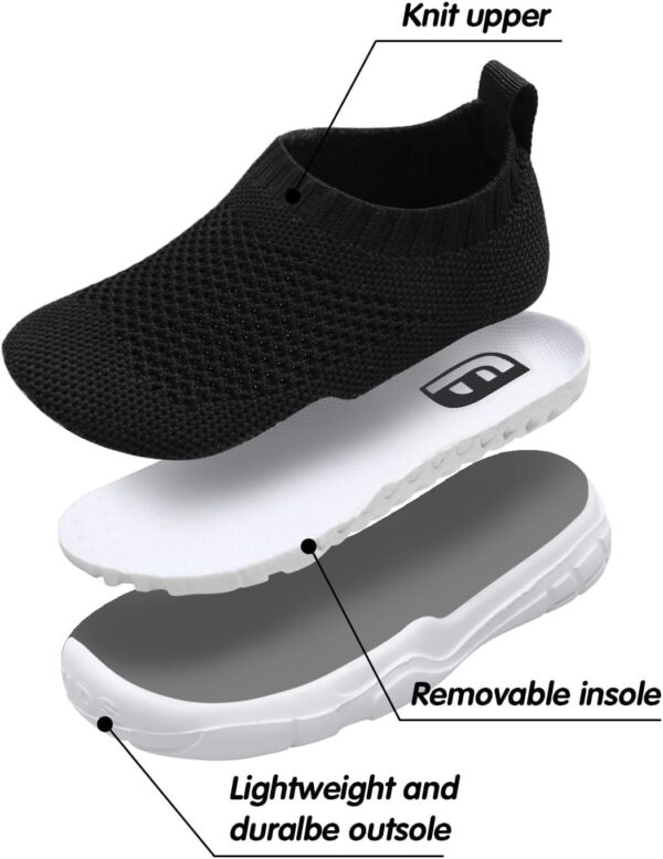 JIASUQI Toddler Shoes Boys Girls Slip On Shoes Kids Lightweight Breathable Sneakers - Image 5