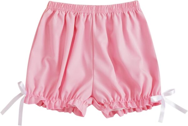 CHICTRY Kids Girls Dance Shorts Ruffle Bowknot Safety Shorts Pumpkin Bloomer Pettipant Undershort Knicker Panties Bottoms - Image 7