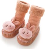 Newborn Baby Shoes 0 3 Months Go Baby Shoe Boots Baby Floor Thickened in Autumn and Winter Children Dispensing Baby Socks Shoes Newborn Shoes Girl 0 3 Monthsrainbow Shoes Boots - Image 2