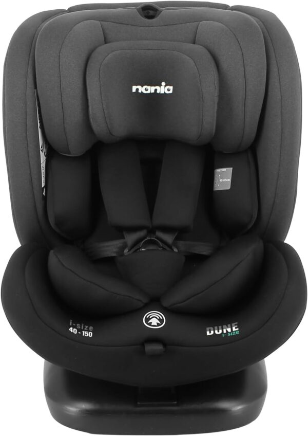 Nania - Dune Car seat 360° Swivel I-Size 40-150 cm - Evolutive from Birth to About 12 Years - Group 0+/1/2/3 - isofix attachments - Side Protectors - Image 2