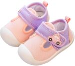 Toddler Baby Infant Closed Toe Sneaker Newborn Hook Loop Ankle First Walking Non Slip Shoes Lightweight Comfy Cotton Toddlers Sandals For Boys Size 8 Slides Big Kids 3( - Image 6