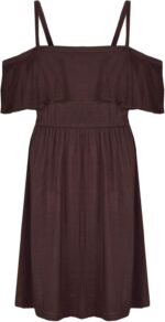 A2Z 4 Kids Girls Off Shoulder Skater Outfit Stylish and Trendy Party Wear for Special Occasions Girls Fashion 5-13 Years