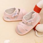 CENCIRILY Infant Baby Girls Summer Sandals Newborn Bow-Knot Open Toe Beach Shoes Casual Lightweight Anti Slip Sole Flat - Image 4