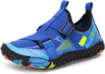 Mateju Kids Water Shoes for Kids Girls Boys, Unisex Toddler Classic Swim Aqua Socks Quick Dry Non-Slip Lightweight Barefoot Beach Shoes for Summer Swimming Pool Sport Surf