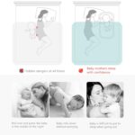 Baby Lounger with Pillow,Baby Lounger for Newborn Portable,Baby Nest Cosleeping for Baby in Bed Adjustable Size & Strong Zipper Lengthen Space to 24 Months(Animal World Blue) - Image 5