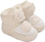 Baby Boy Booties 6 12 Months Baby Outdoor Boots Warm Shoes Soft Booties Comfortable Boots Infant Toddler Warming Home Shoes Snow Boots for Baby Girls Baby Slippers 6 12 Months Baby Girl Shoes Boots - Image 3