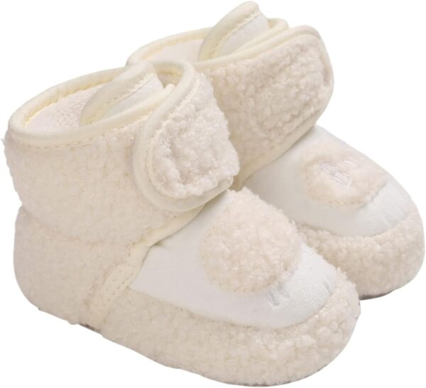 Baby Boy Booties 6 12 Months Baby Outdoor Boots Warm Shoes Soft Booties Comfortable Boots Infant Toddler Warming Home Shoes Snow Boots for Baby Girls Baby Slippers 6 12 Months Baby Girl Shoes Boots - Image 3