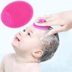 Baby Hair Brush, Cradle Cap Brush, Baby Hair Comb, Baby Hair Brush and Comb Set for Newborns & Toddlers, Baby Brush Soft Bristles, Ideal for Cradle Cap, Perfect Baby Registry Gift (Rose Red) - Image 5