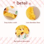 HEOXIN Baby Girl Infant Toddler Dress, 18, Pink, 0-18M - Image 5