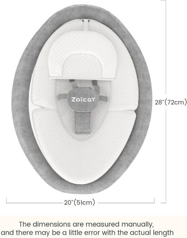 zoicay Kids Lounger for Toddler - Lounger for Newborn, Breathable & Soft Nest Cover Co Sleeping for 0-12 Months, Essentials Gifts, Portable Infant Lounger Floor Seat for Home and Travel - Image 7