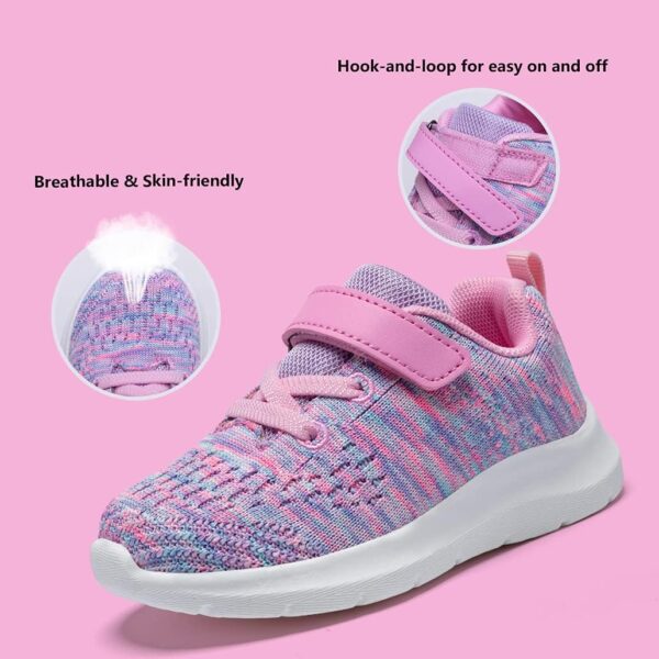 COODO Toddler/Little Kid Boys Girls Shoes Running Sports Sneakers - Image 2