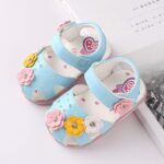 CHENSIYU Boys Shoes Size 4 Big Kid Baby Flowers Girls Shoes Sandals Toddler Infant Kids Baby Shoes Shoes Rainbow - Image 2