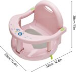 cypreason Toddler Bath Seat,Non-Slip Sit-up Foldable Baby Bath Chair | Bath Seat with Suction Cups, Bathtub Chair Baby, Toddler Bath Seat, Baby Bath Seat for 6-18 Months Toddler Girls and Boys - Image 4