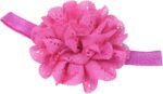 Hansber Infant Baby Girls' Bowknot Ruffle Tulle Bloomers Princess Tutu Skirts Diaper Cover with Flower Headband - Image 5
