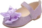 Baby Girl Mary Jane Sequins Crown Flats PU Leather Girl Slip-on Ballet Flat Party School Shoe Wedding Sequins Crib Shoes