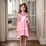 Light up Girls' Sequin Dresses, Sleeveless Princess Flower Dress with Headband for Girls Aged 3 to 12 Year Old, Summer Dress for Party, Prom, Birthday, School - Image 6