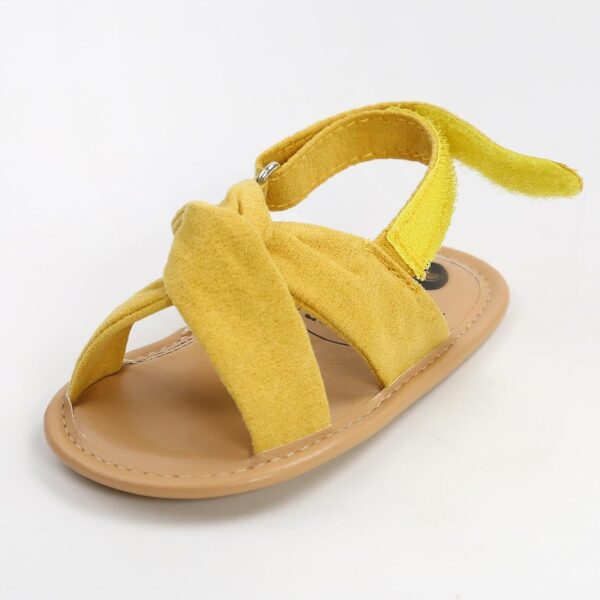 Baby Girls Sandals Summer Cotton Sandals and Walking Shoes Open Toe Sandals - Image 2