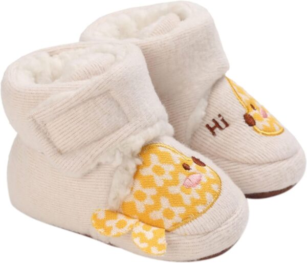 Baby Winter Boots 6 12 Months Infant Boots Boots Baby Girls and Boys Warm Shoes Soft Booties Comfortable Boots Infant Toddler Fish Pattern Print Shoes Baby Shoes 6 12 Months Boy Sock Shoes Baby Boots - Image 3
