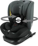 Nania - Dune Car seat 360° Swivel I-Size 40-150 cm - Evolutive from Birth to About 12 Years - Group 0+/1/2/3 - isofix attachments - Side Protectors