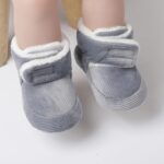 Baby Boy Booties 6 12 Months Baby Outdoor Boots Soft Warm Shoes First Cotton Walkers Boys Girls Boots Baby Infant Plush Snow Baby Shoes Winter Snow Boots for Kids Infant Trainers Boots - Image 4