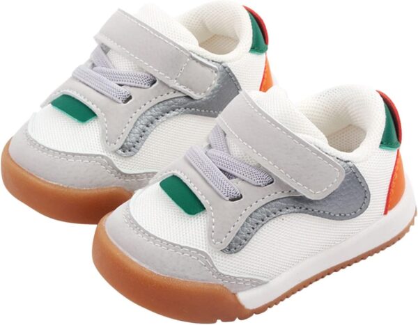 Clearance UK Toddler Shoes Baby Boys Girls Cute Fashion Breathable Mesh Non-Slip Soft Bottom Sports Casual Shoes - Image 3