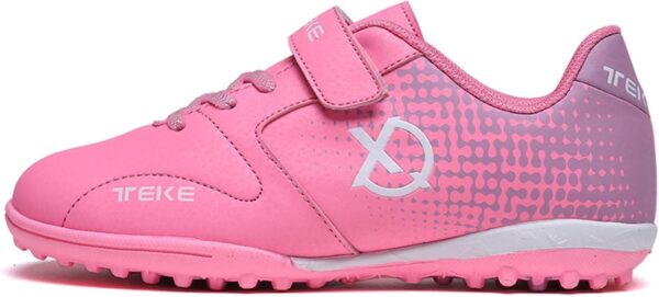 YUKTOPA Boy's Girls Outdoor Athletic Soccer Shoes Kids Adolescent Firm Ground Turf Cleats Spikes Soccer Football Boots - Image 2