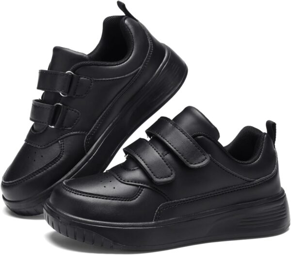 RTOUNT Unisex Kids Trainers Boys Running Adjustable Strap Sneakers School Girls Walking Tennis Shoes - Image 4