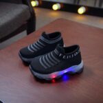Sport Shoes Girls Boys Children Baby Run Casual Letter Led Luminous Mesh Baby Shoes Boys Casual Boots Size 4 - Image 2