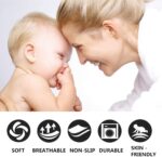 FANSU Summer Baby Sandals, Simple Fower Style Comfortable Toddler Princess Infant Baby Sandals Newborn Shoes for 0-18 Months Anti-Slip Soft Sole Velcro First Walking Shoes (11cm / 3-6 month,Gold) - Image 6