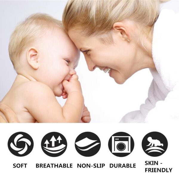 FANSU Summer Baby Sandals, Simple Fower Style Comfortable Toddler Princess Infant Baby Sandals Newborn Shoes for 0-18 Months Anti-Slip Soft Sole Velcro First Walking Shoes (11cm / 3-6 month,Gold) - Image 6