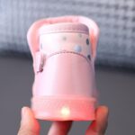 SRTUMEY Toddler Girl LED Walking Sneaker Light up Shoes for Boys Girls Birthday Gifts for Kids Baby Trainers Athletic Sport Shoes - Image 5