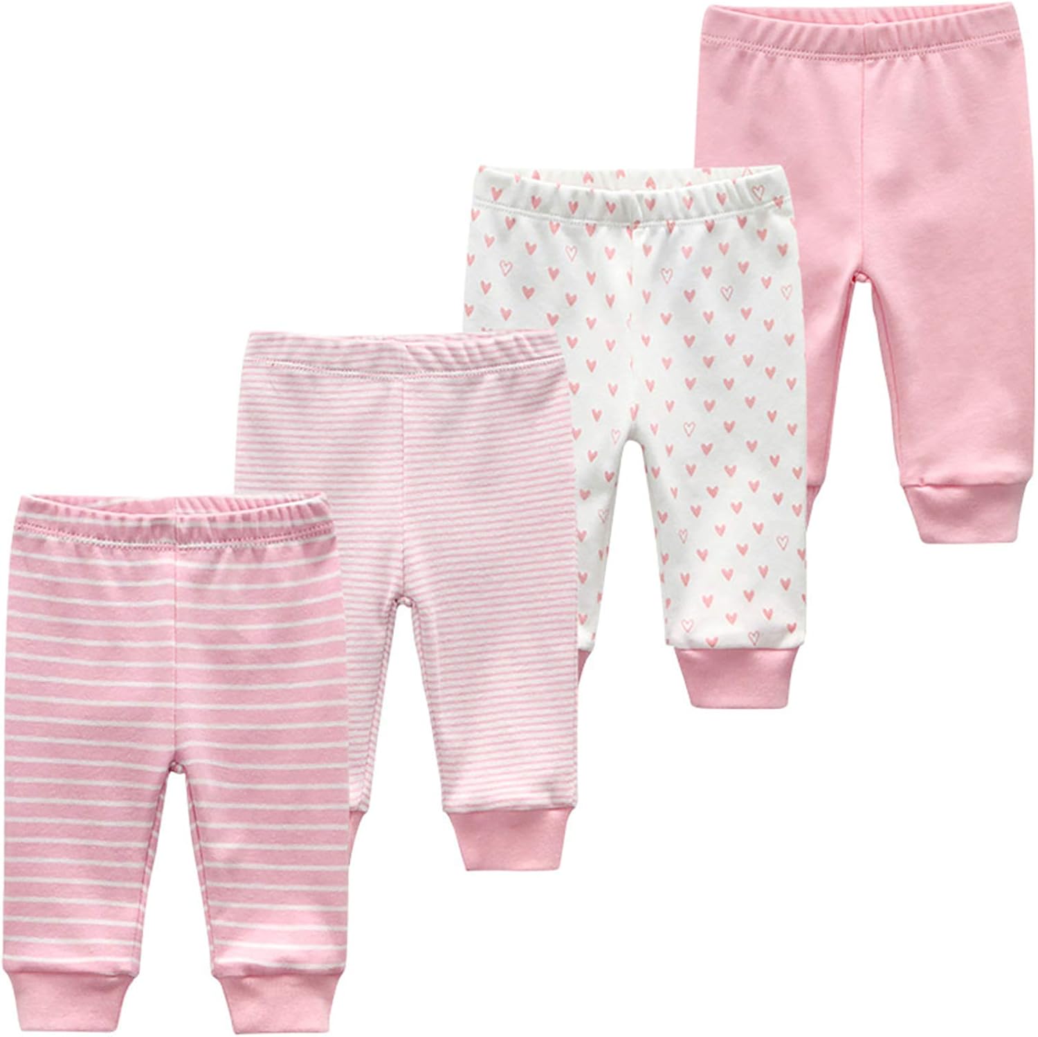 61LNBq6panL._AC_SL1500_.jpg Baby Bodysuits Baby Pants Trousers Baby Clothes Short Sleeve Bodysuits One-Piece for Baby Boys and Girls - Image 1