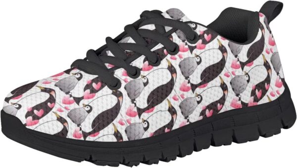 Biyejit Toddler Boys Girls Light Up Shoes Lightweight Mesh Breathable Walking Sneakers - Image 2