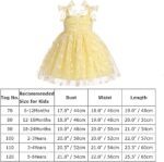FYMNSI Baby Girls Toddler Kids Princess Tutu Bowknot Spaghetti Straps Princess Tulle Dress for Birthday Wedding Halloween Costume Festival - Image 7