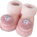 Baby Shoes 0to3 Months Girls Infant Toddle Footwear Winter Toddler Shoes Soft Bottom Indoor Non Slip Warm Floor Animal Socks Shoes Infant Boots Size 3 Boys