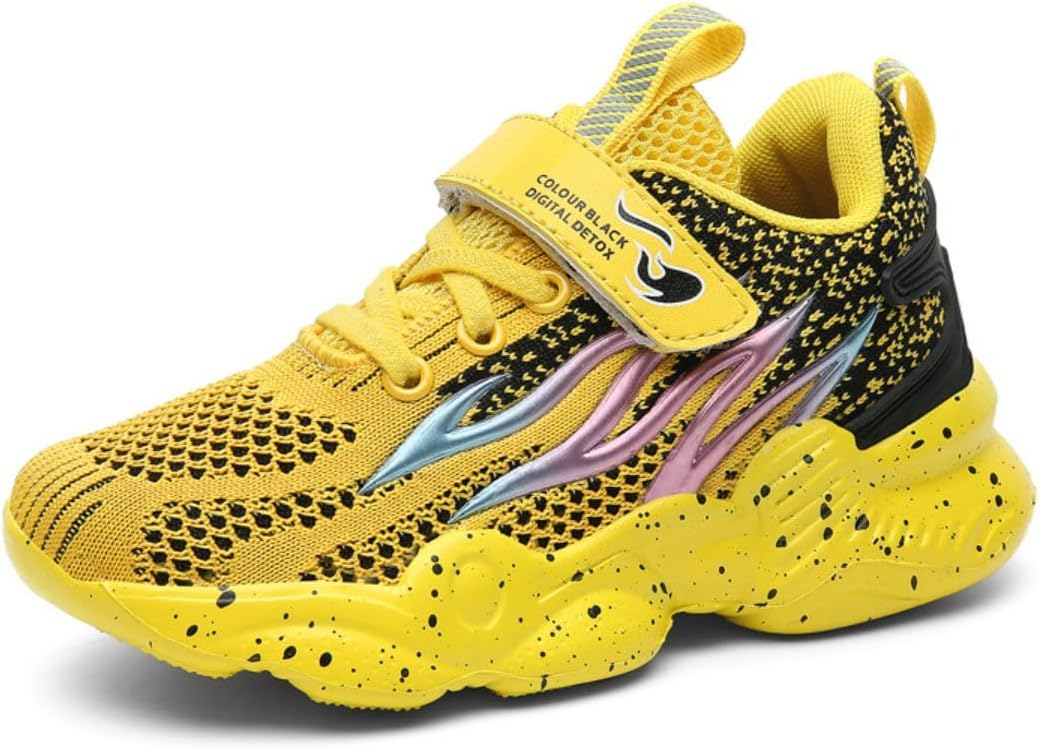 61MLFxwKlnL._AC_SL1200_.jpg Fashion Youth Shoes Fashionable Children's Shoes Boys and Girls Sneakers Casual Sports Shoes Mecha Boys Shoes 28-39 - Image 1