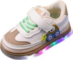 SRTUMEY Kids Luminous Trainers Shoes Boys Girls LED Light Up Baby Sneakers Spring Autumn Winter Trainers Athletic Shoes Christmas Birthday Gifts