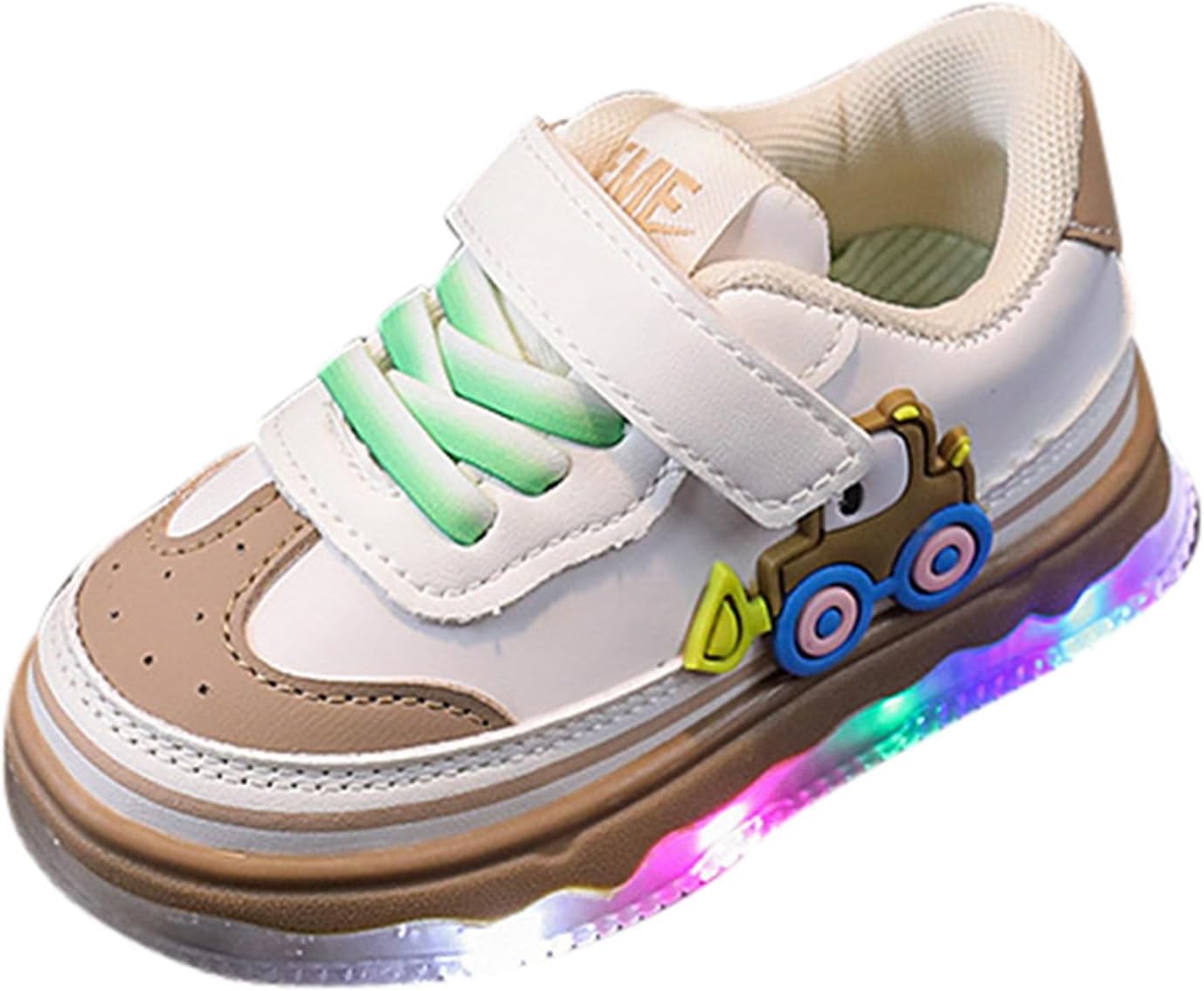 61MZQ99USnL._AC_SL1500_.jpg SRTUMEY Kids Luminous Trainers Shoes Boys Girls LED Light Up Baby Sneakers Spring Autumn Winter Trainers Athletic Shoes Christmas Birthday Gifts - Image 1