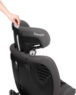 Lionelo Bastiaan i-Size 4in1 Car Seat with ISOFIX for Kids 0-12yo (40-150cm) Latest R129 I-Size 360° Swivel Rearward Facing Option 14 Adjustments Enhanced Side Protection (Pink Rose, I-Size) - Image 5