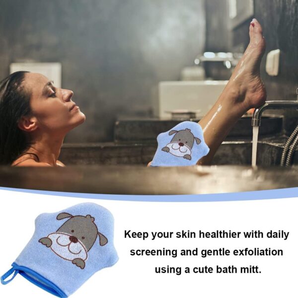 Baby Wash Mitt Soft Bath Mitt Gloves Washcloth Cute Animal Shower Bathing Mitt Loofah for Baby Toddler Kids - Image 6