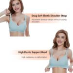 Dresime Nursing Bras for Breastfeeding,Wireless Ultra Comfort Maternity Bra Jelly Strip Support Pregnancy Bralette - Image 5