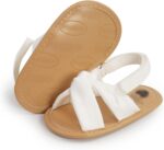 Baby Girls Sandals Summer Cotton Sandals and Walking Shoes Open Toe Sandals - Image 6