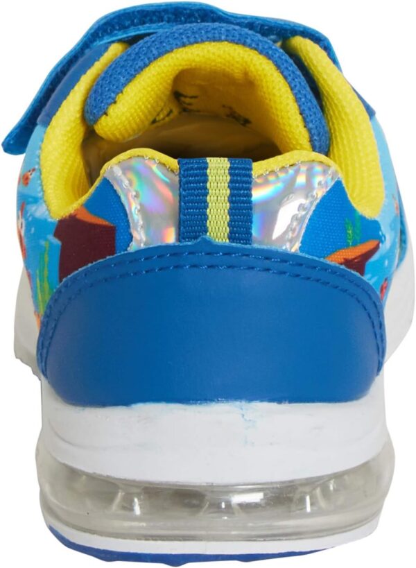 Pinkfong Boys Baby Shark Light Up Sports Trainers Kids Easy Fasten Skate Shoes LED Flashing Lights Running Footwear - Image 5